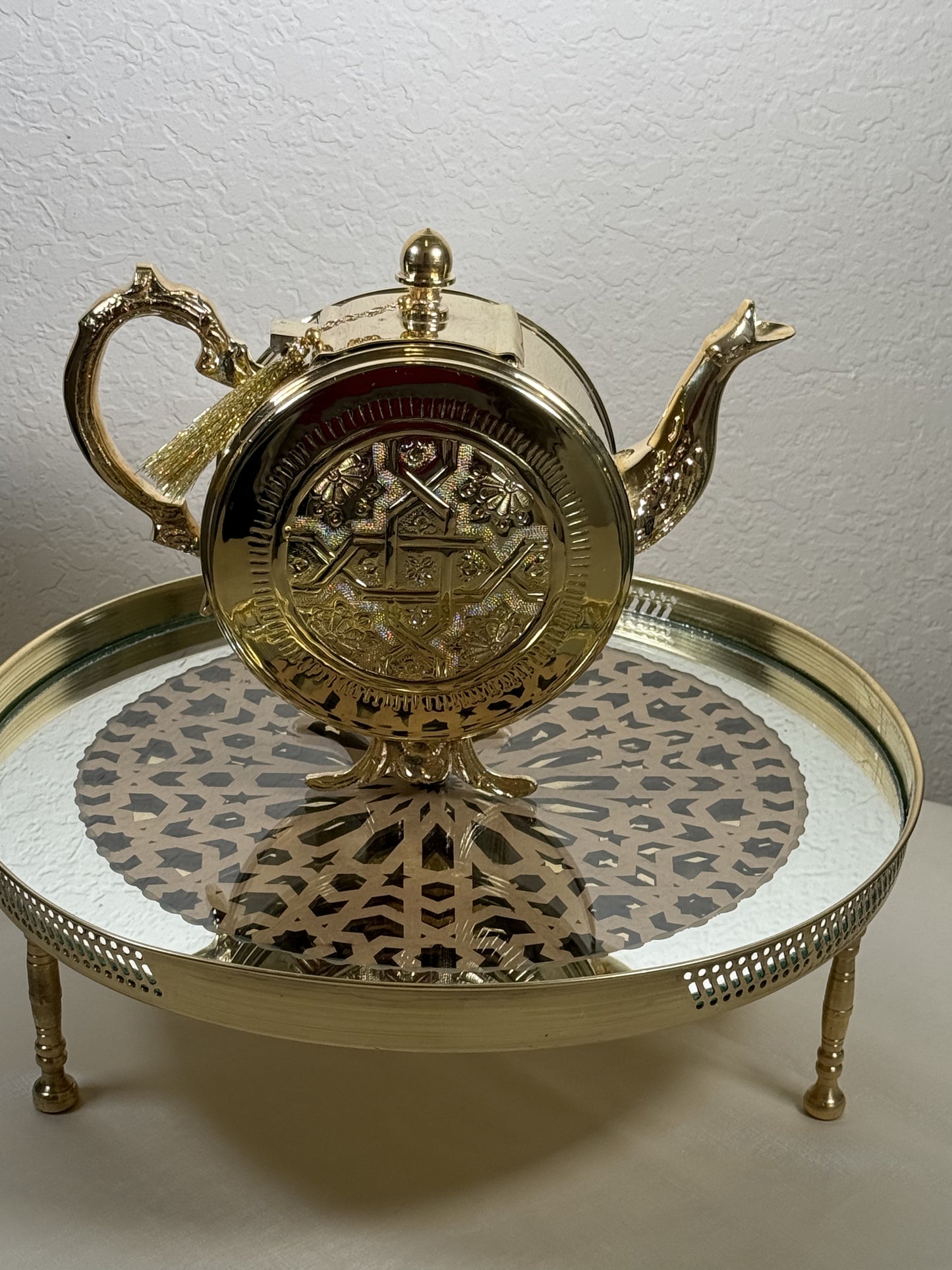 Tea Pot (Gold plated brass)