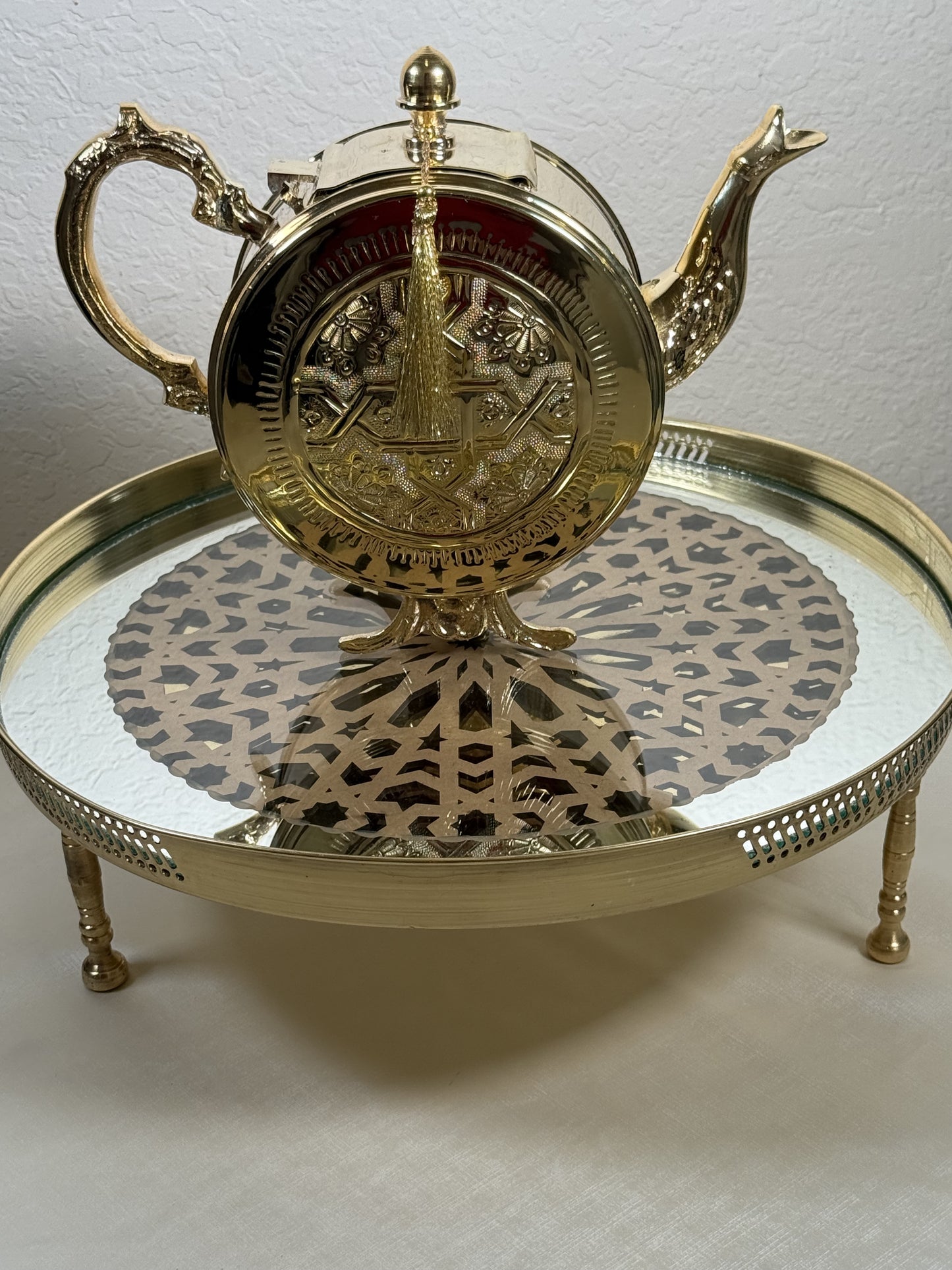 Tea Pot (Gold plated brass)