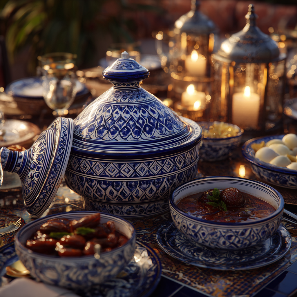 The Art of the Moroccan Iftar: Serving Harira Soup in Authentic Style