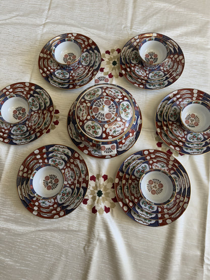 Taous Hor set for six persons(Moroccan artisanat)