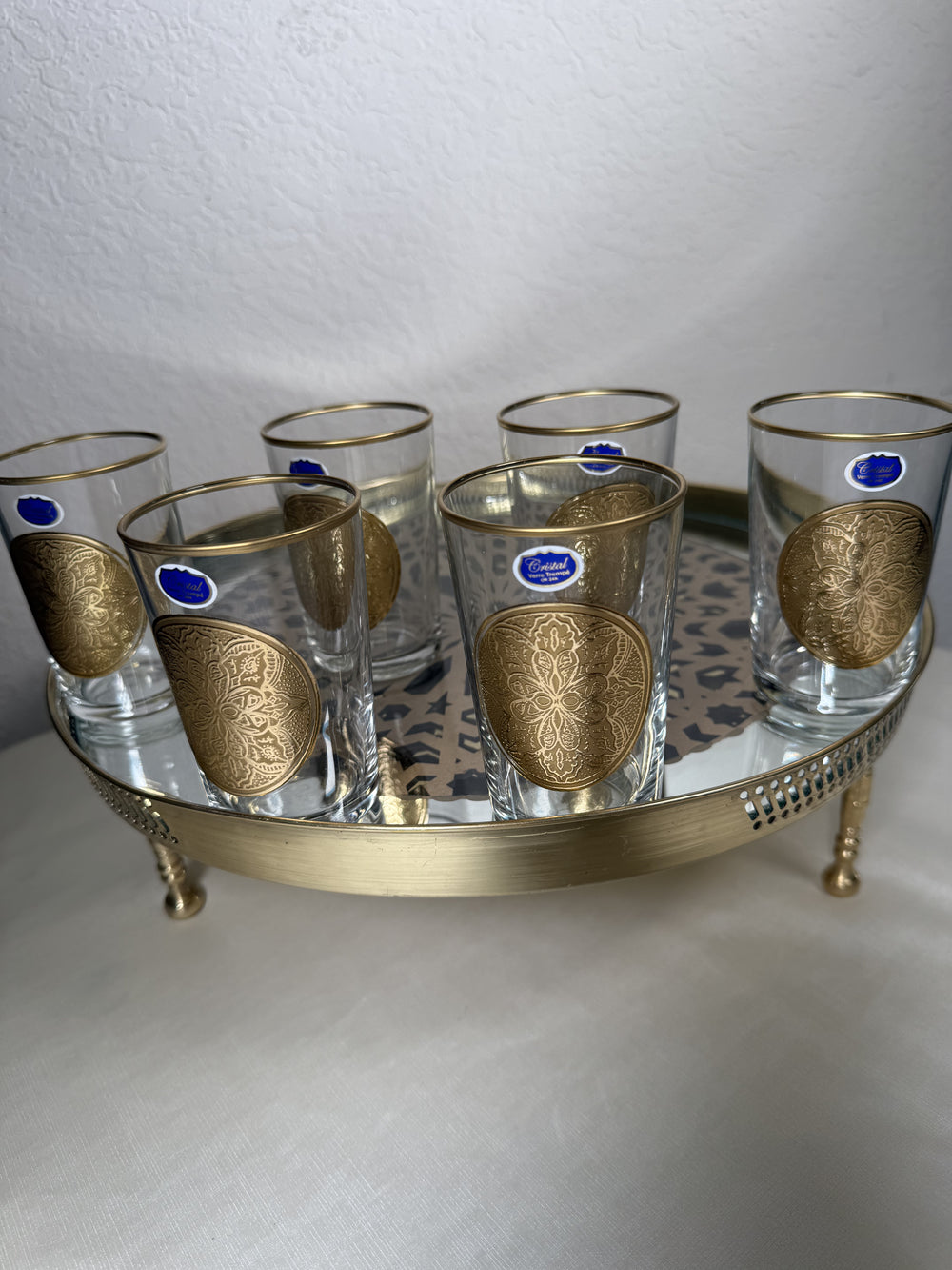 Tea cups Zwaqa Bildiya 001( Moroccan artisanal cups) - Moroccan Craft