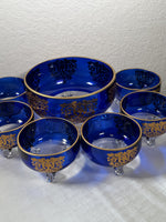 Saladier with six bowls(check for more colors)(Moroccan artisanat) - View 6