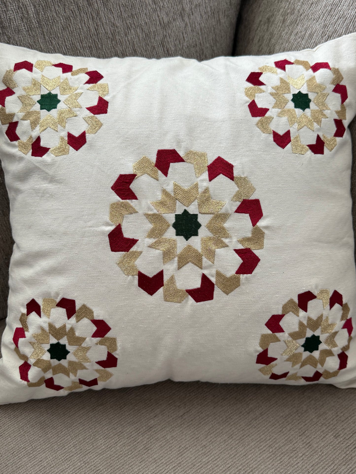 Moroccan zillija pillow
