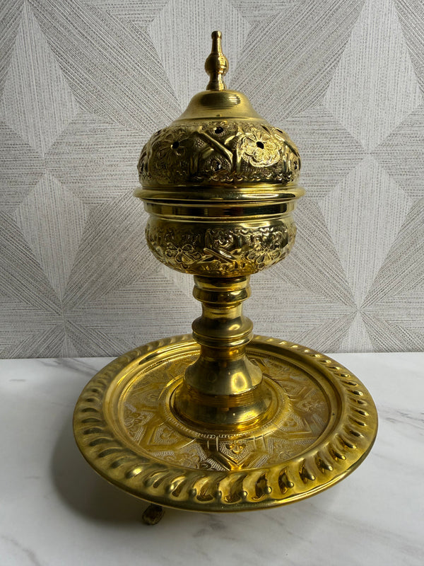 Moroccan Handmade Mabkhara Incense Burner – Traditional Oud & Bakhour Burner