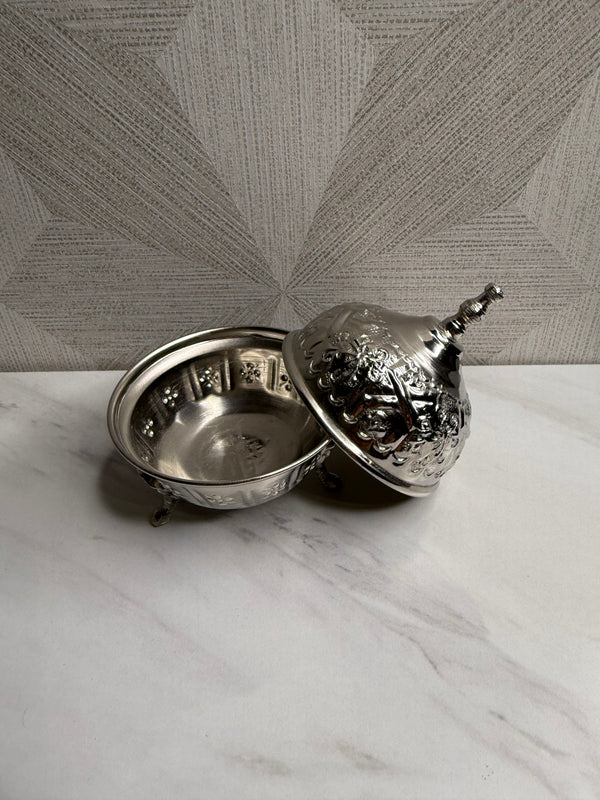 Handcrafted Moroccan Sugar Bowl – Traditional Artisan Design