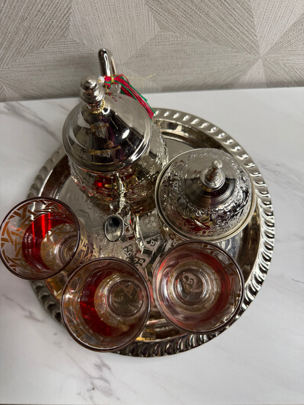 Tea tray set - Moroccan Craft