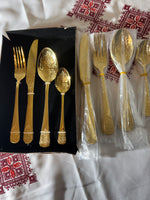 Moroccan Gold silverware (set of 6 each) - View 3