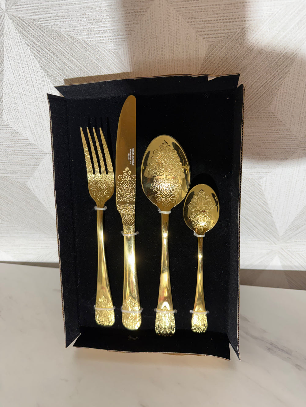Moroccan Gold silverware (set of 6 each) - Moroccan Craft