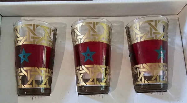 Artisanal Tea Cups(Moroccan artisanat)